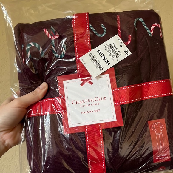 Candy cane Christmas pajama set - Picture 1 of 4